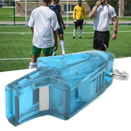 LHGWAT Whistle Lanyard, Sports Whistle, Loud Crisp Sound Whistle Blue Whistle with Plastic Portable Lanyard for Referees Coaches Training Teachers