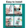 Faucet Water Filter 6 Layer Splash Guard Universal Removable Activated
