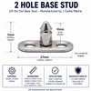 Pack of 10 Lift the Dot 2 Hole Base Studs