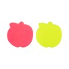 Post-it Notes, Apple Shape, Assorted Colors, 2.6x2.6 in, 2 Pads,