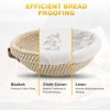 Nikkar Banneton Bread Proofing Basket Set of 2, 9 10