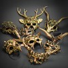 Medusa Costume Headdress Masquerade Mask Cosplay Horns Headpiece Antlers Raven