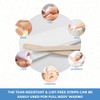 ForPro Professional Collection Non-Woven Epilating Strips, White, Tear-Resistant, Pre-Cut Strips