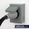 PAULINN 30A Generator Power Inlet Box NEMA 3R Generator Outlet