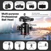 Manbily Camera Ball Head 36 mm 360° Rotatable Tripod Head