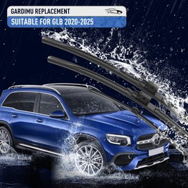 Front and Rear Windshield Wiper Blades, 3 Pcs Front and Back Windshield Wipers Blades Replacement for Benz GLB 2020-2025, Car Window Wiper Blades for AMG GLB35 250 4MATIC from 2020 to 2025