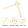 sourcing map 2Pcs Lid Support Hinge, 2.7"x0.8" 180 Degree Rotatable