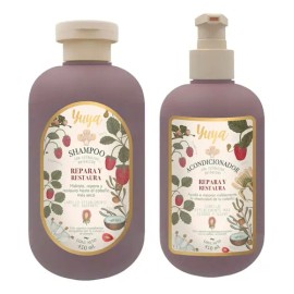 Kit Shampoo Y Acondicionador Repara Y Restaura Yuya 2 Pzs