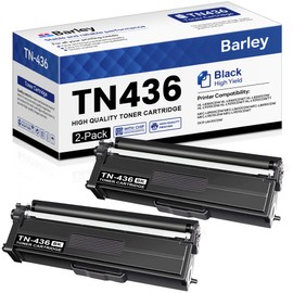 TN436BK TN-436BK Compatible TN436BK Super High Yield Toner Cartridge Black Replacement for Brother TN436 TN436BK TN-436BK MFC-L8900CDW MFC-L9570CDW HL-L8360CDW (2 Black)