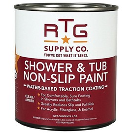 RTG Shower & Tub Non-Slip Paint (Quart, Clear/Amber)