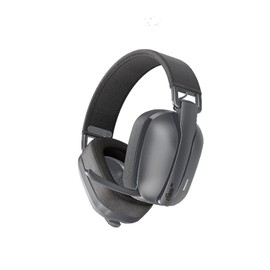 Fantech WHG03 PRO Customizable Gaming Headset, 7.1 Surround Sound, 4-Mode Connection (Bluetooth 5.0/Wireless/USB-C/3.5mm AUX), Foldable Mic Noise-Cancelling Headphone(Grey)