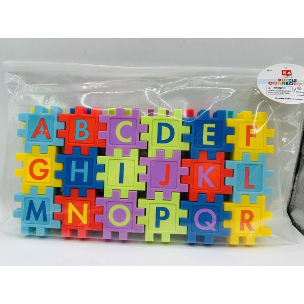 Anky 54 Count Puzzle Connections- Uppercase And Lower Case Letters