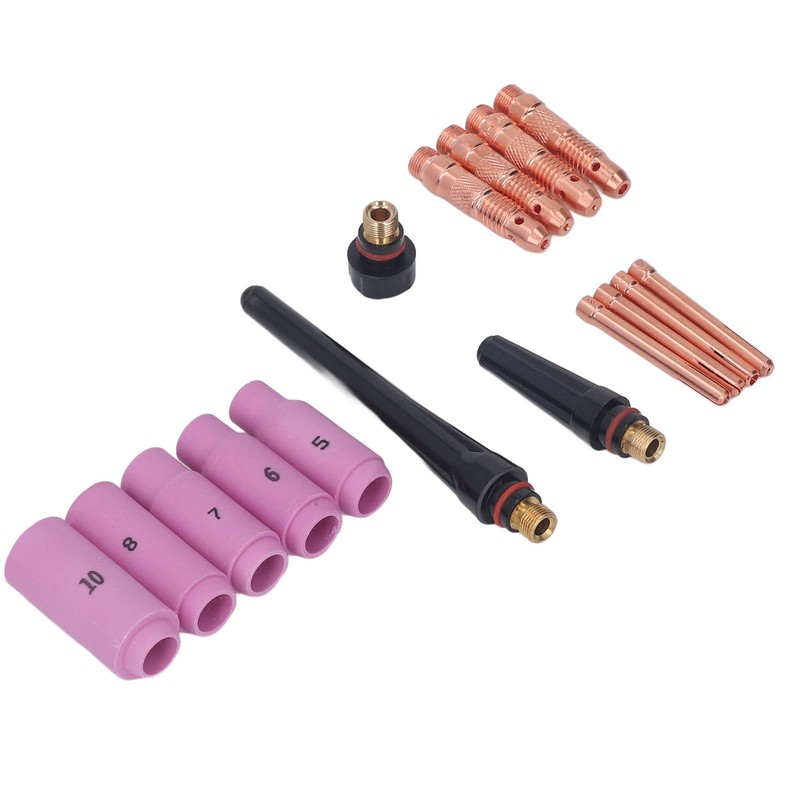 16PCS TIG Welding Torch Accessories Kit Copper Ceramic Plasma Cutter