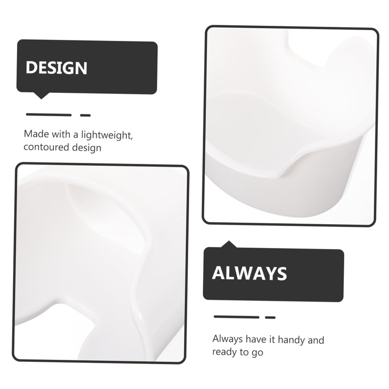 KOMBIUDA Plastic Ear Wash Basin for Ear Wax Removal Cleaning