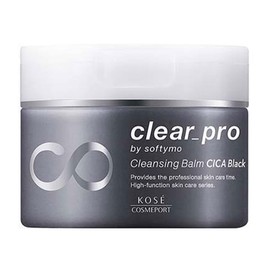 Kose Cosmetics Port Softymo Clear Pro Cleansing Balm, CICA Black, 3.2 oz (90 g)