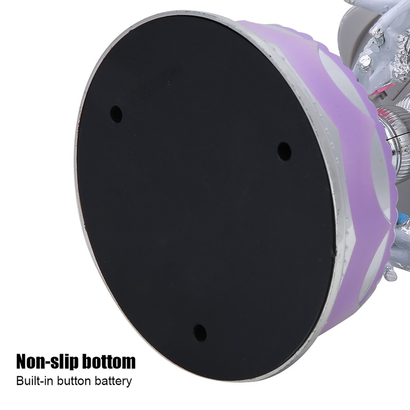 Innovative Children Carousel Birthday Gift Plastic Ornaments Luminous Eight Tone