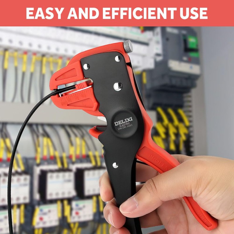 Flintronic Automatic Wire Stripper, Adjustable Cable Stripping Tool, Multifunctional Wire
