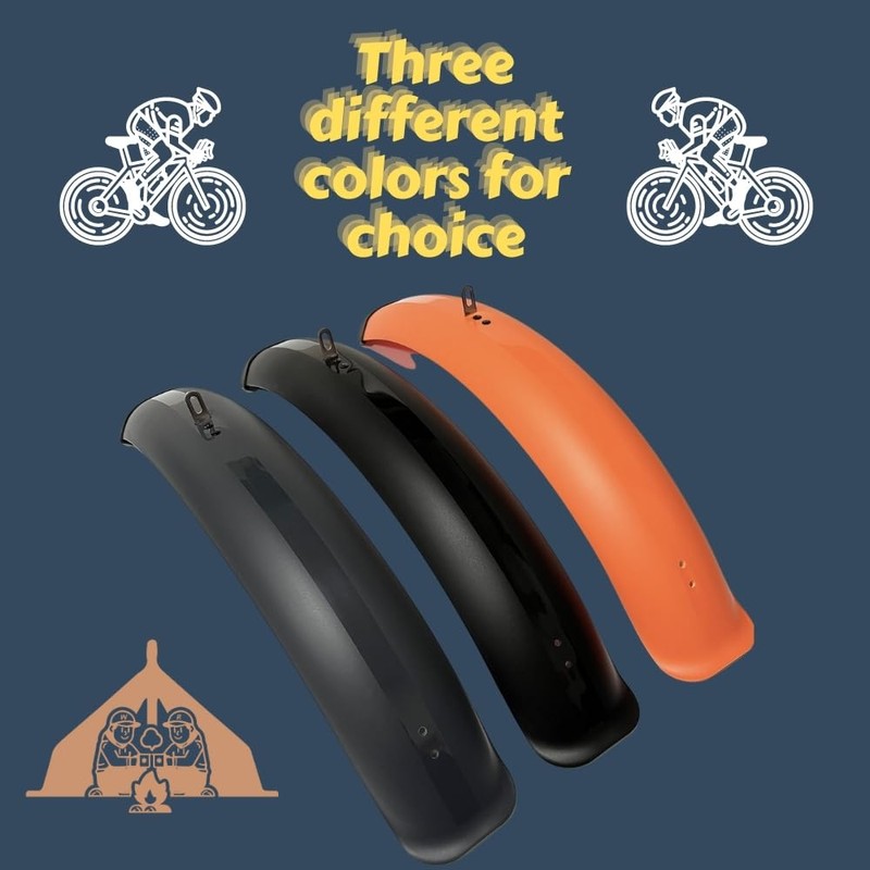 Fat Bike Fenders Set Front Rear Mudguards for MTB Off-Road