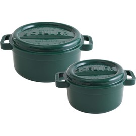 carrotez 2 pack Food Storage Containers with lids, Meal Prep Containers for Camping, Picnic, Kitchen. Reusable, Unbreakable, BPA Free, Microwave safe, Dishwasher safe - Green