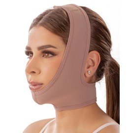 SHAPE CONCEPT Mentonera 318 Powernet Chin Strap for Sleeping Double Chin Reducer High Compression Face Lift Support