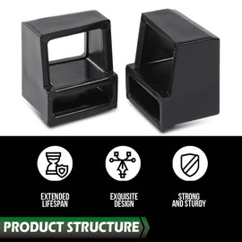 LQI Door Arm Rest Switch Panel Clip Repair Kit Compatible with Chevy Silverado 1500 2500 3500 Tahoe Denali 2003-2006/ Fit GMC Sierra 1500 2500 3500 Yukon 2003-2006 Black 2pcs Left and Right