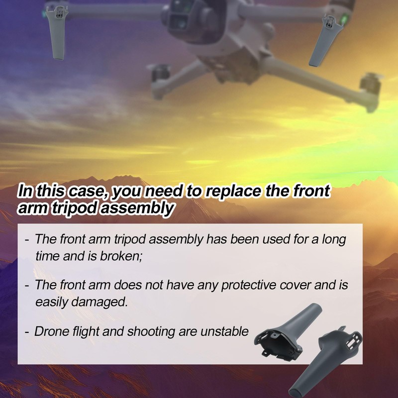 BOXOB 2pcs Front Arm Landing Gear Legs for DJI Air