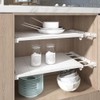 Adjustable Shelves for Cupboard, Expandable Cupboard Shelf Tension Rod, Adjustable