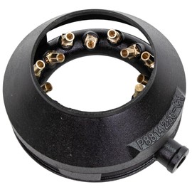 Leyso WR-JBC16LP Liquid Propane Gas 16 Copper Tips Speed Jet Burner with Cap Cast Iron Body for Chinese Wok Range, Grilling, Stir Fry, 130,000 BTU, Marking: P8814256-C9