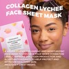 Vitamasques Vitamasques Vegan Collagen Lychee Face Sheet Mask Plumping &
