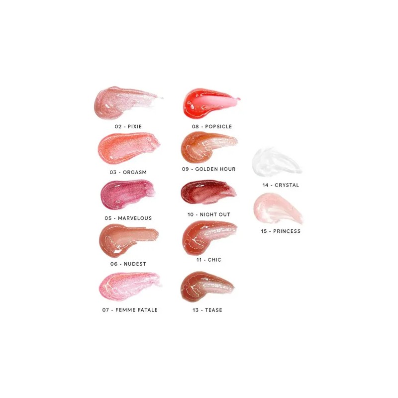 Italia Deluxe Thirsty Pout Pack 12 Unidades Brillo Labial