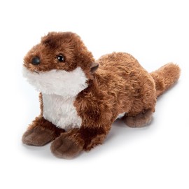 The Petting Zoo River Otter Stuffed Animal Plushie, Gifts for Kids, Scoopz Wildlife Animals, Otter Plush Toy 8 Inches