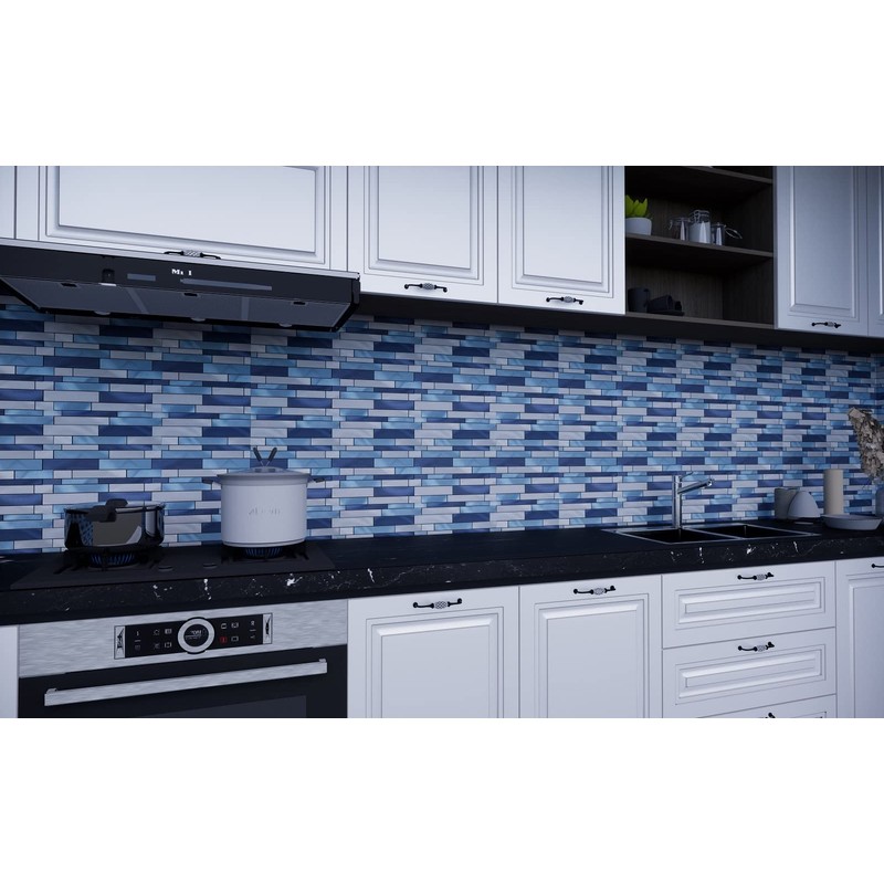 Weimeisc 10 Sheets Peel and Stick Backsplash Tile for Kitchen,