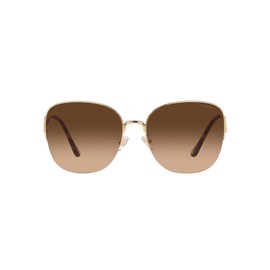 Coach HC7152 Sunglasses, Shiny Light Gold/Brown Gradient, 60 mm