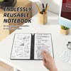 Reusable A5 Dry Erase Notebook Include a Wipeable Pen and