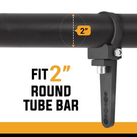 2 Inch Universal Side Roll Cage Bull Bar Tube Clamps LED Light Mount Brackets Compatible with ATV UTV Polaris Ranger RZR Ace General Arctic Cat Yamaha YXZ Kawasaki Teryx