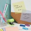 12-Pack 3x3-Inch Transparent Sticky Notes, 5.2mil Clear Plastic Self-Stick Sheets