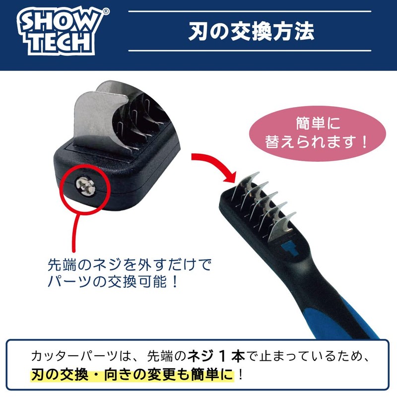 SHOWTECH Pill Cutter, 5 Blades, Grooming Tool, Pill Cut, Convenient