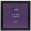 Hampton Frames OXFORD 8x8 (20x20cm) Pack of 2 Black Picture