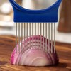 Onion Holder Apple Corer 2Pc Stainless Steel Kitchen Prep Tool