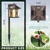 GIGALUMI Japanese Decor Solar Lights for Outside, Pathway Lights 4