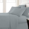POLO World Network 6 Piece Sheet Set, Microfiber, Stone Blue,