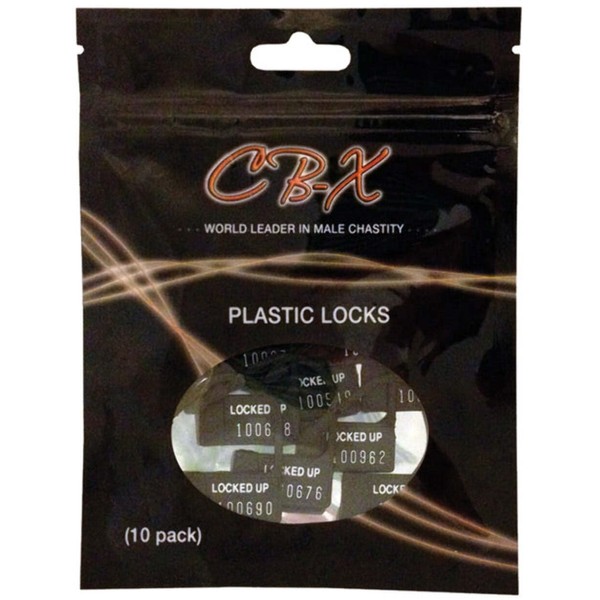 CB-X Chastity Devices Disposable Locks - 10-Piece