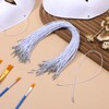 100 PCS Elastic Cords with Metal Ends, 37cm/14.5 Inch Elastic