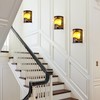 Rustic Wall Sconces, 2-Light Farmhouse Bear Wall Lamp with E12