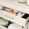 Ravinte 5 Pack Kitchen Cabinet Handles Champagne Bronze 7-1/2 Inch