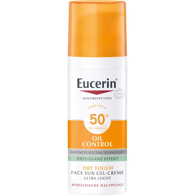 Eucerin Oil Control Face Sun Gel-Creme LSF 50+, 50 ml