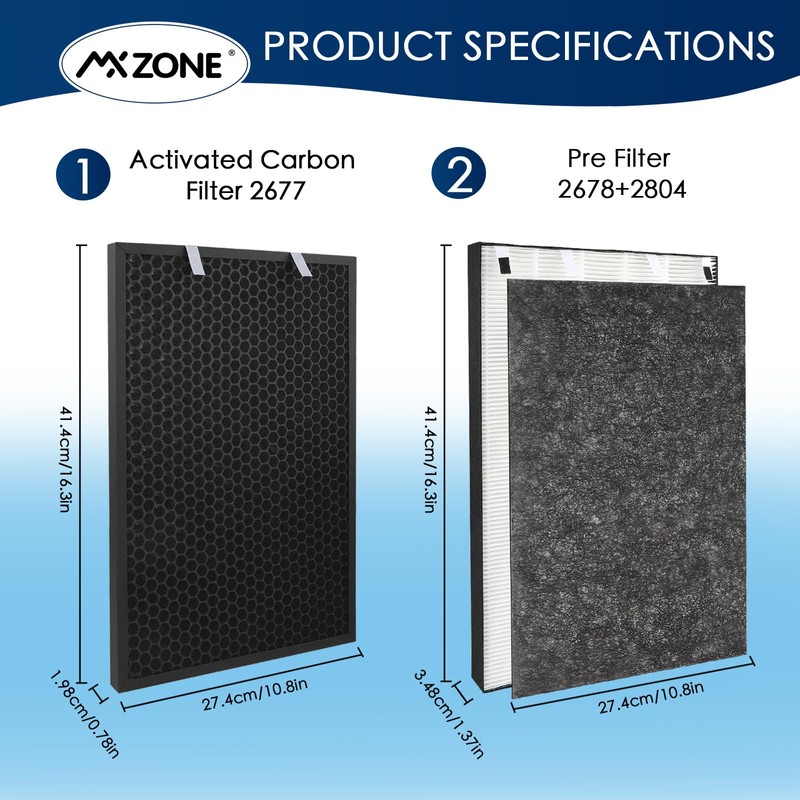 Air220 Air320 Replacement Filters Compatible with Bissell Air320 Air220 replacement
