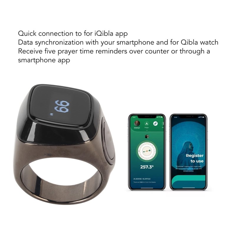 Finger Tally Counter, Portable Bluetooth Counter with 5 Digit Display,