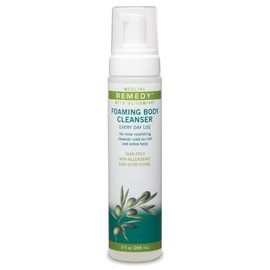 Medline Remedy Olivamine Foaming Body Cleanser, 12 Count