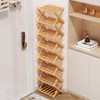 Shoe Rack - Foldable Vertical Shoe Rack for Entryway,Durable and